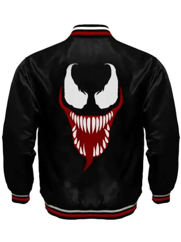 Venom Black Varsity Jacket