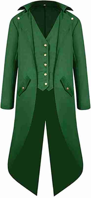 Halloween Gothic Green Medieval Tailcoat