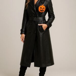 Halloween-Pumpkin-Style-Black-Trench-Coat-Handmade-Unisex-Genuine-Leather-Black-Long-Coat-front.jpeg