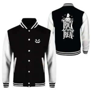 Halloween Trick or Treat Varsity Jacket