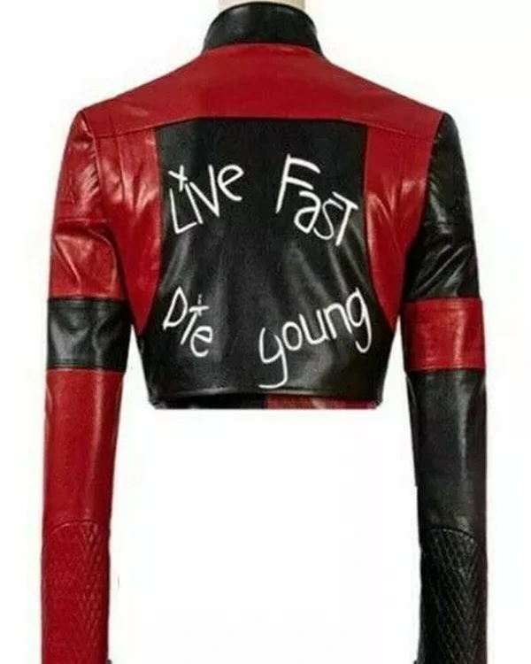 Harley Quinn Suicide Squad Kill The Justice League PU Leather Jacket - Image 2