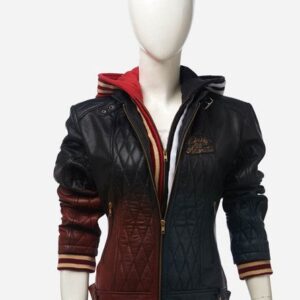 Harley Quinn Daddy?s Lil? Monster Quilted Leather Jacket