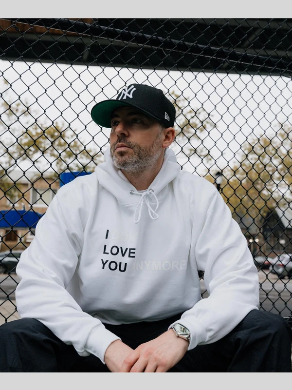 I Dont Love You Anymore white Hoodie