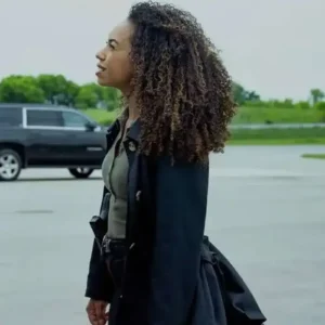 I Will Find You S01 Sarah Greer Black Coat For Sale