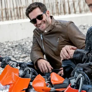 In The Grey 2026 Jake Gyllenhaal Leather Jacket