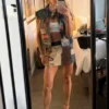 Jaded London Daytona Charlotte Flair Moto Vest