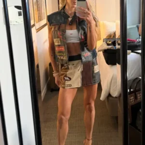 Jaded London Daytona Charlotte Flair Moto Vest