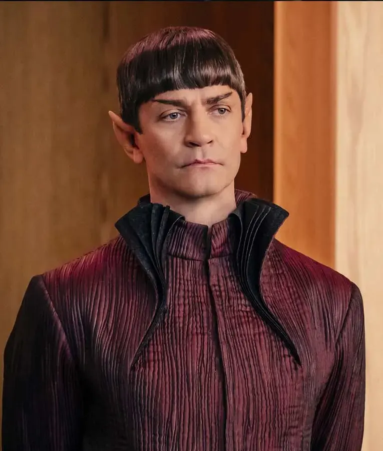 James Frain Star Trek Discovery Maroon Coat