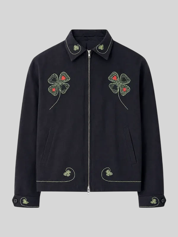 Jay-Z Lucky Draw Black Embroidered jacket