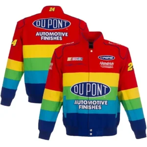 Jeff Gordon NASCAR Rainbow Colored Jacket