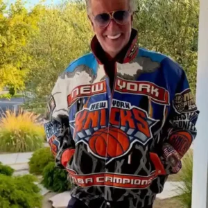 Jeff Hamilton New York Knicks Knickerbockers NBA Bomber Jacket