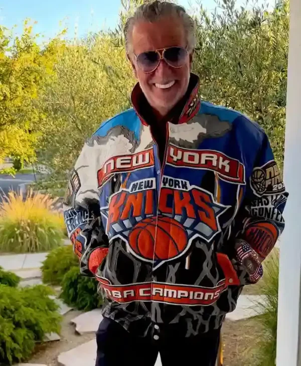 Jeff Hamilton New York Knicks Knickerbockers NBA Bomber Jacket