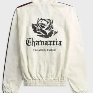 Jessica Alba 2026 White Track Jacket For Sale