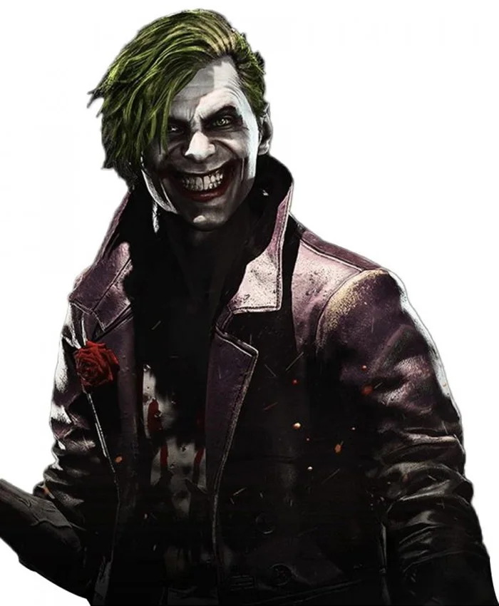 Joker Injustice 2 Leather Coat