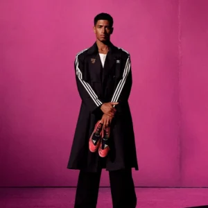 Jude Bellingham Adidas Black Twill Trench Coat