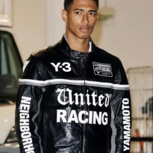 Jude Bellingham Y-3 NBHD Leather Racer Jacket