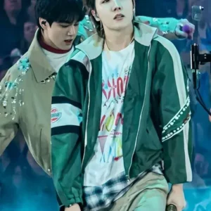 Jung Hoseok BTS Arirang Tour Nahmias Green Jacket