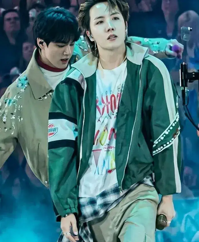 Jung Hoseok BTS Arirang Tour Nahmias Green Jacket