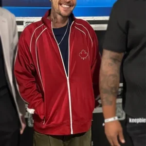 Justin Bieber Maple Leafs No Boundaries Track Jacket Buy Now
