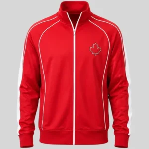 Justin Bieber Maple Leafs No Boundaries Track Jacket For Sale