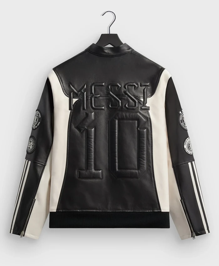 Kith x Messi x Adidas Football Leather Jacket Shop Now