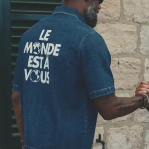 LV Le Monde est à Vous Denim Shirt