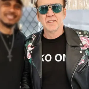 LV Nevada 2026 Nicolas Cage Leather Jacket For Sale