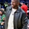 Lakers vs Pelicans Floyd Mayweather Jr. Leather Jacket