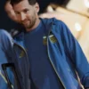 Lionel Messi Argentina Team Training Blue Jacket