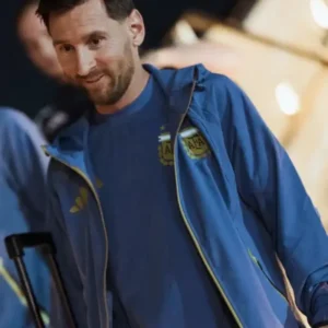 Lionel Messi Argentina Team Training Blue Jacket