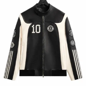 Lionel Messi Football Leather Biker Jacket
