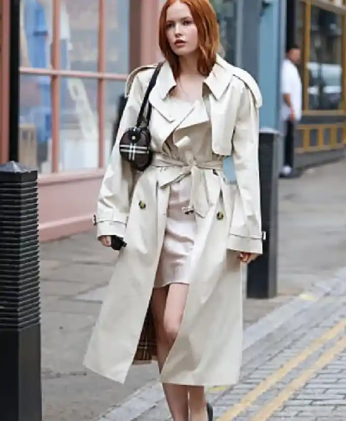 London 2026 Ellie Bamber Trench Coat