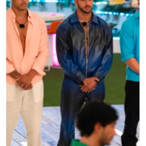 Love Island USA S08 Gabriel Vasconcelos Leather Jacket
