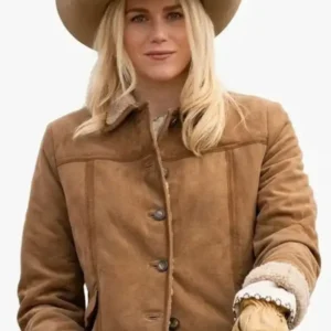 Marshals S01 Dolly Weaver Brown Suede Jacket