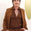 Matt Bomer Outcome 2026 Suede Leather Jacket