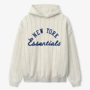 Men and Women New York Mets Essential Pinstripe Hoodie