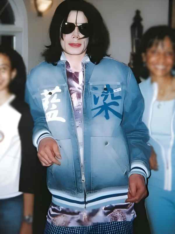 Michael Jackson Enyce Varsity Denim Jacket
