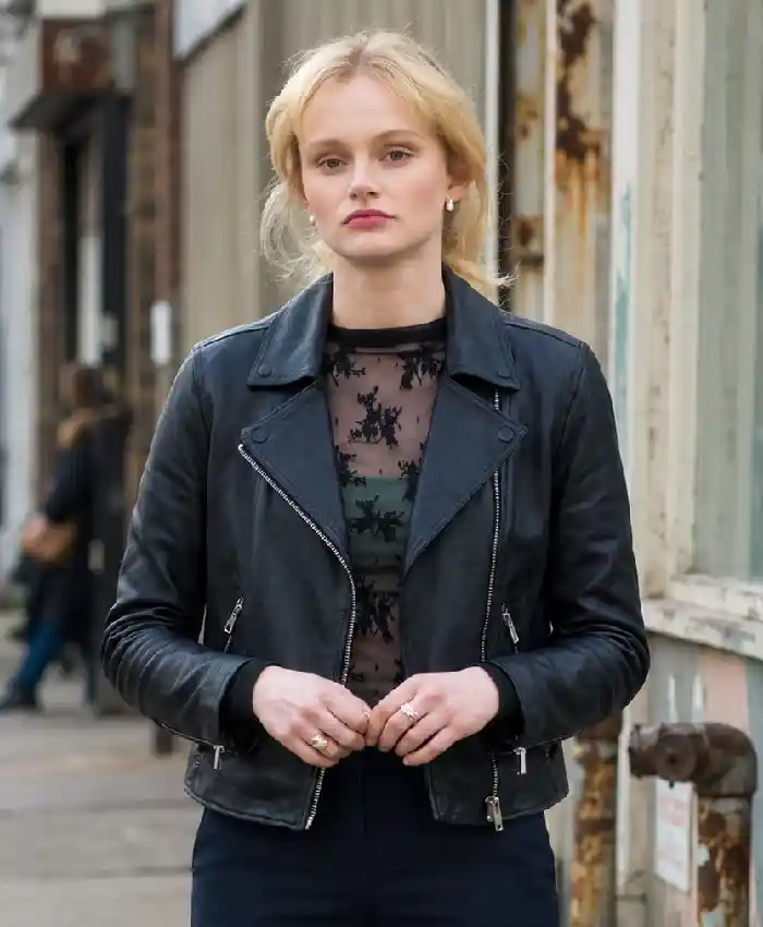 Mint S01 Emma Laird Leather Jacket