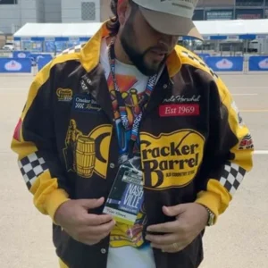 NASCAR Cup Series Cracker Barrel 400 Racing Jacket For Sale
