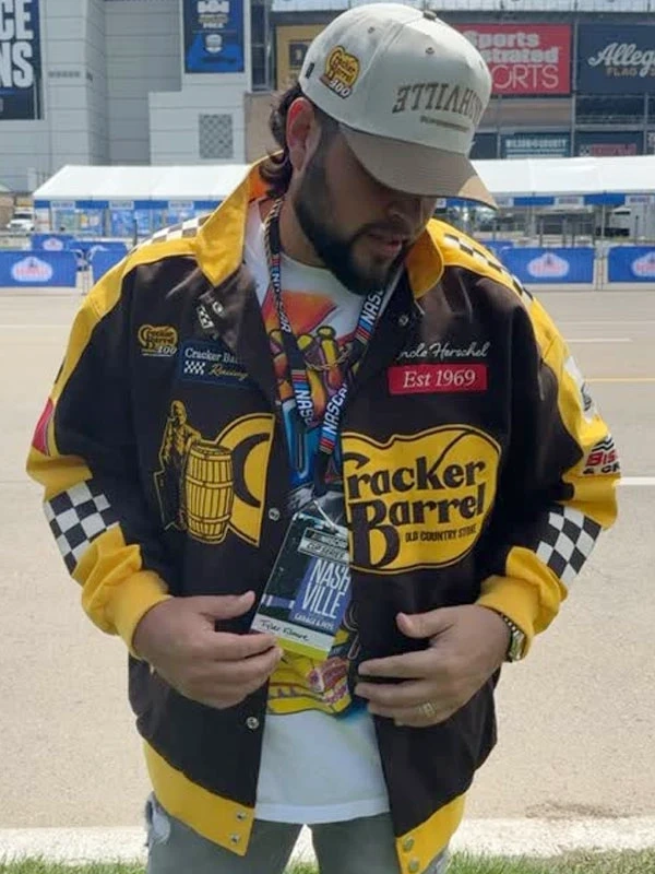 NASCAR Cup Series Cracker Barrel 400 Racing Jacket For Sale