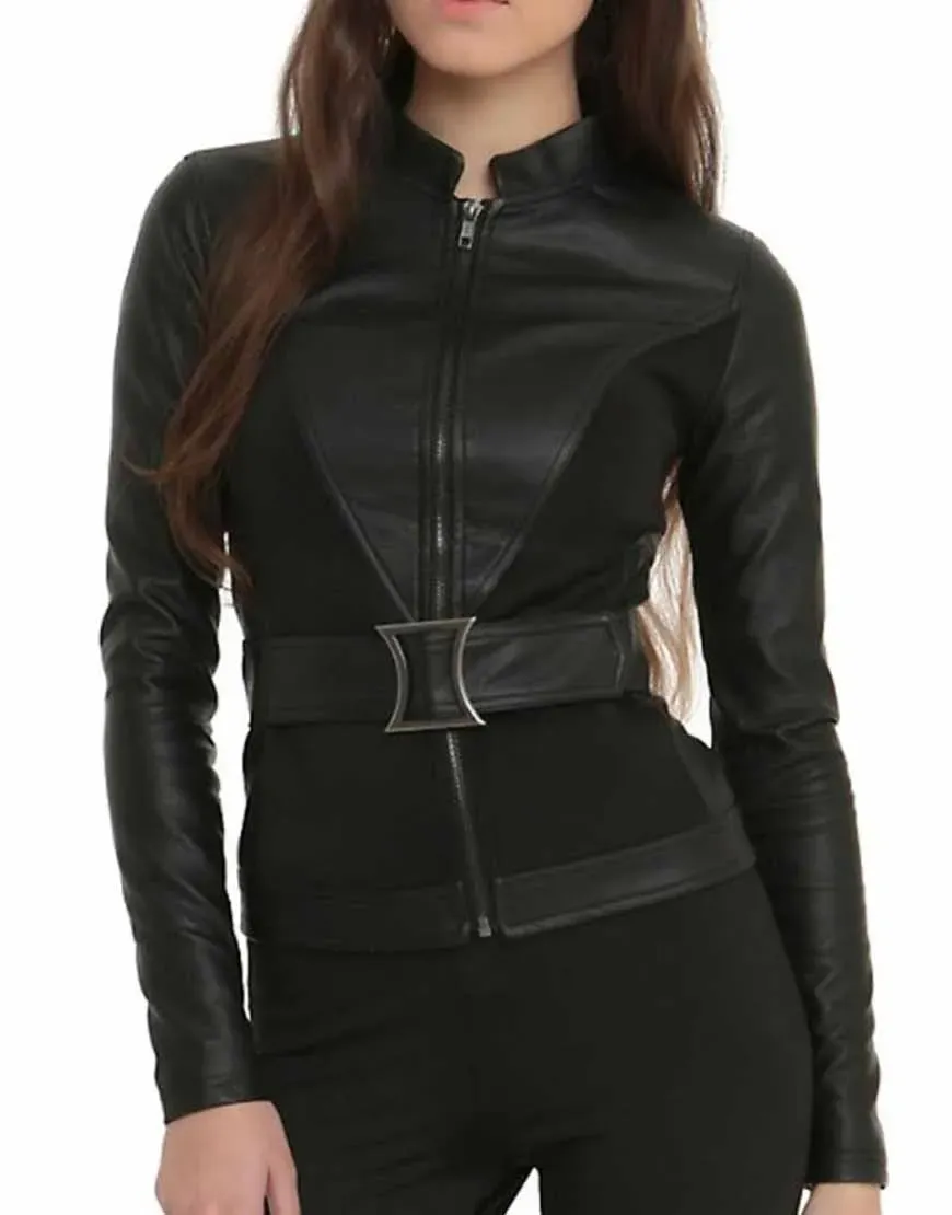 Natasha Romanoff Avengers Endgame Leather Jacket