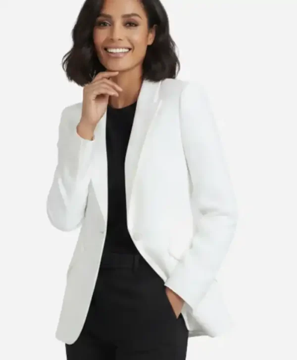 Nemesis 2026 Ebony Wilder White Blazer
