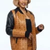 Nemesis Ebony Wilder MCM Leather Jacket