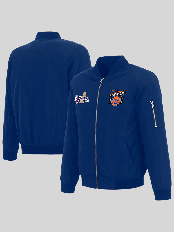 New York Knicks 2026 NBA Finals Champions Bomber Jacket