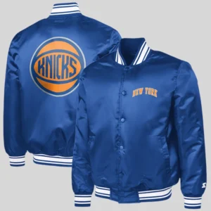 New York Knicks Starter Basketball Logo Varsity Jacket