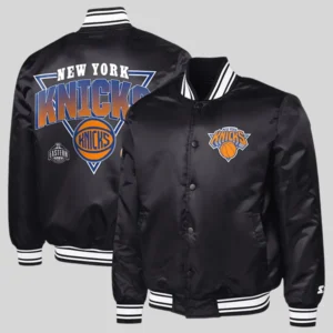 New York Knicks Starter Triangle Varsity Jacket