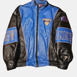 New York Knicks Vintage Timothée Chalamet Leather Jacket