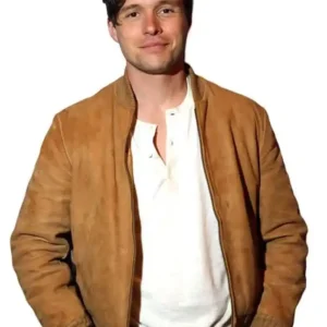 Nick Robinson Voicemails for Isabelle Suede Bomber Jacket