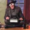 Nicolas Cage New look Spider Noir Leather Coat