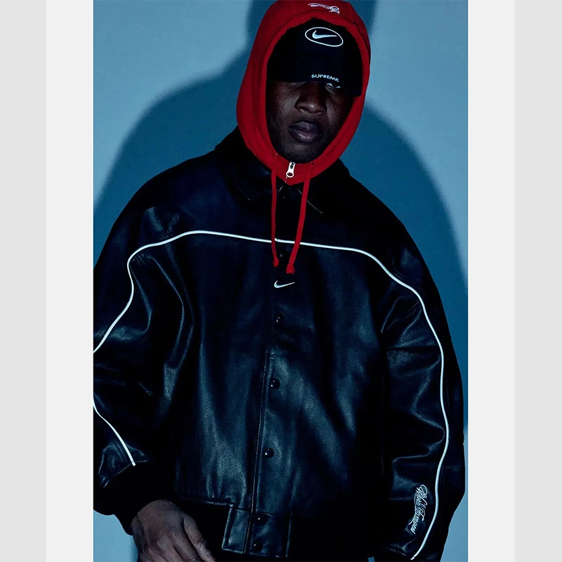 Nike Leather Varsity Jacket Spring 2025